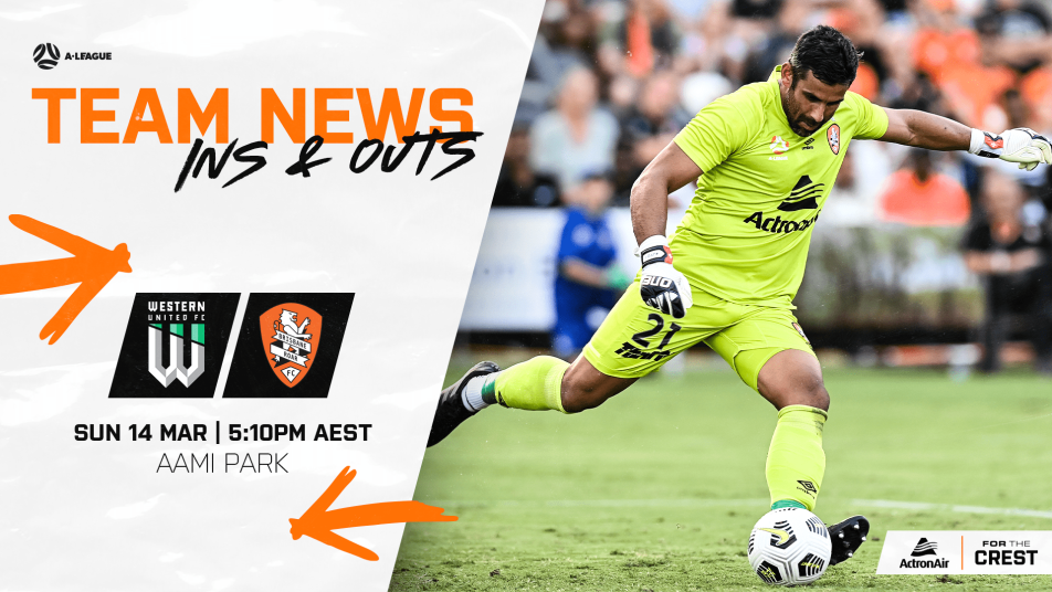 Ins & Outs: Squad confirmed to face Western United