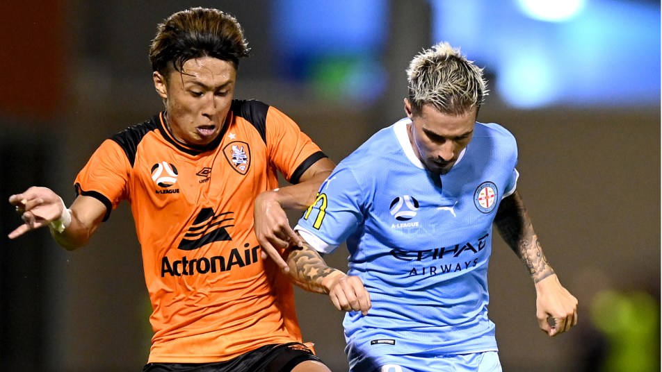 Riku Danzaki and Jamie Maclaren