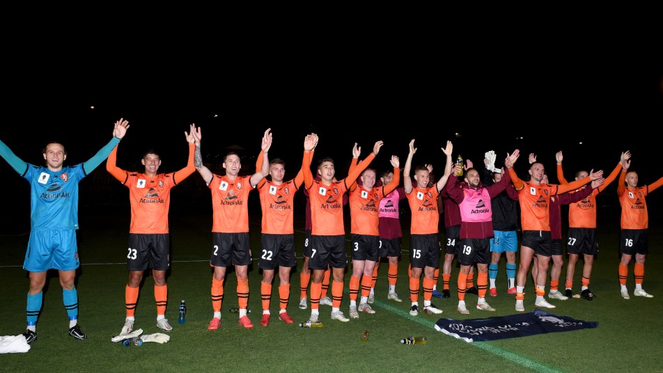 FFA Cup team celebration