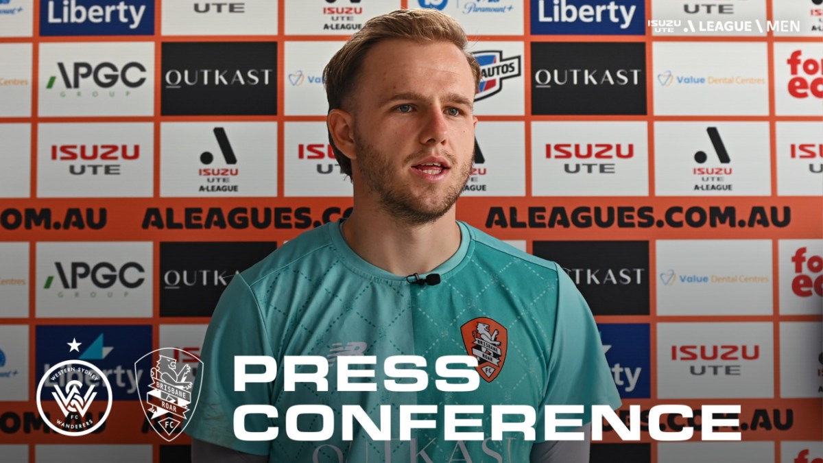 ALM R23 Press Conference Macklin Freke Western Sydney Wanderers vs