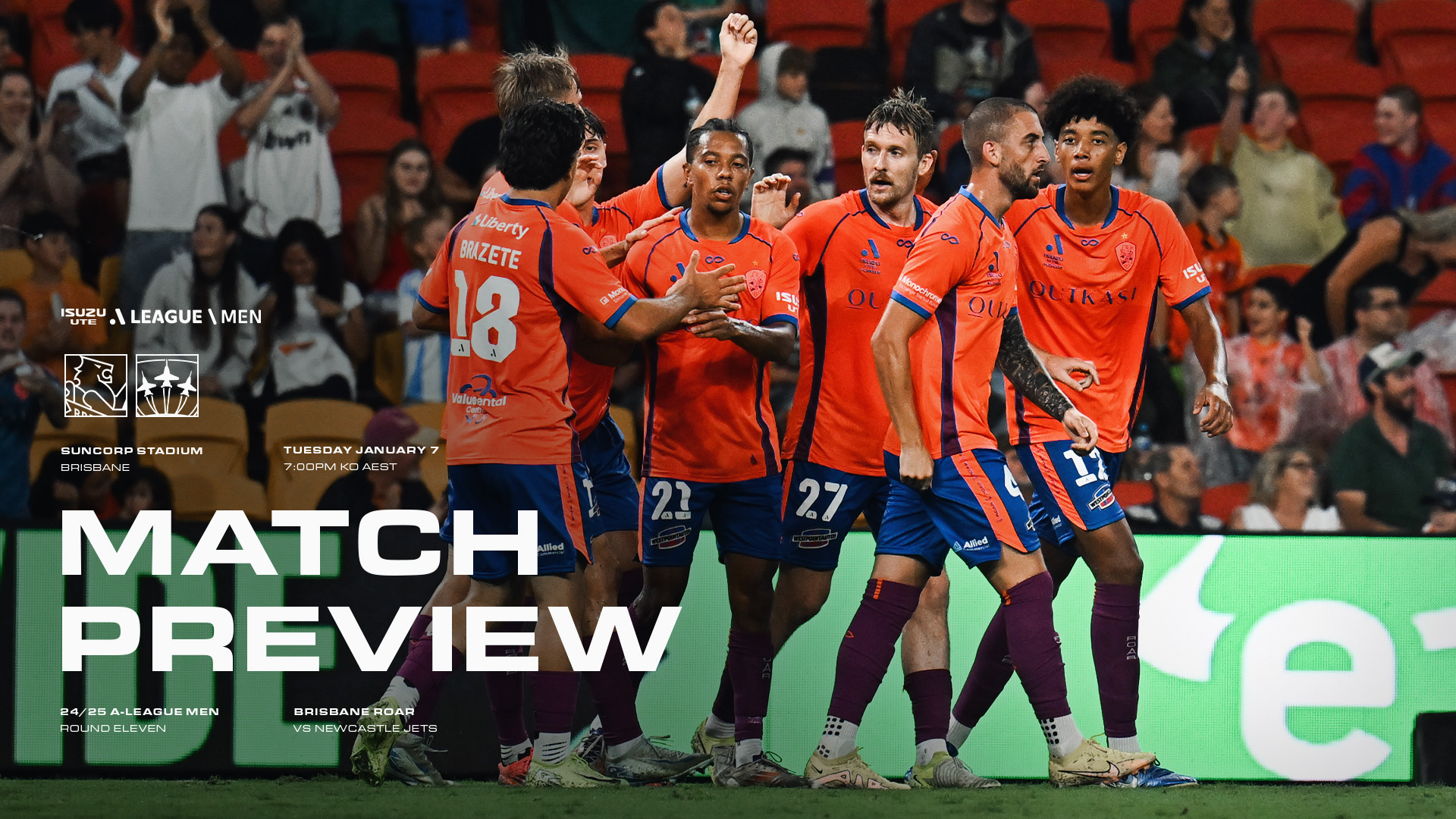 ALM R11 Match Preview Brisbane Roar vs Newcastle Jets Brisbane Roar