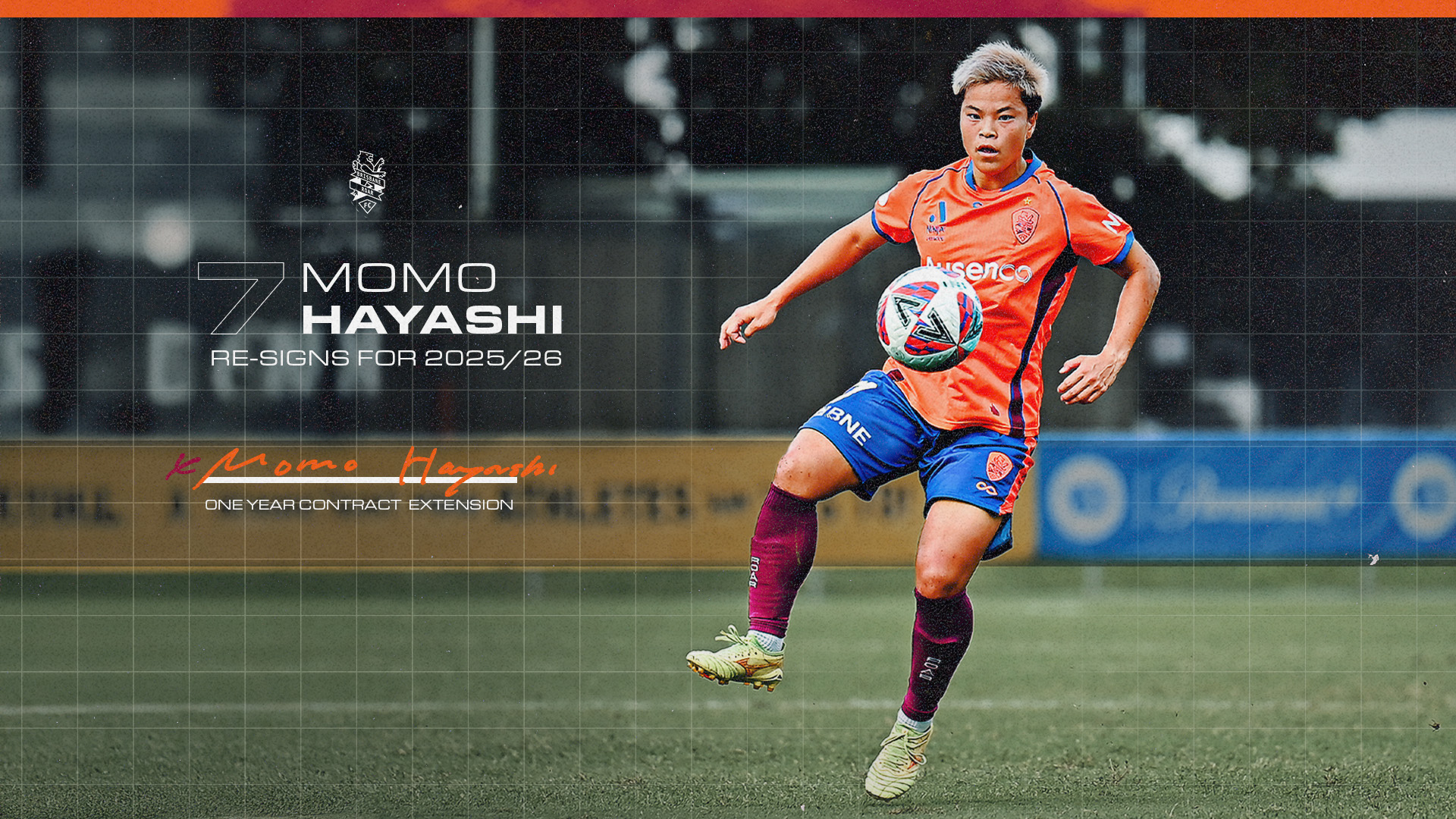 Japanese midfielder Momo Hayashi signs one-year contract extension