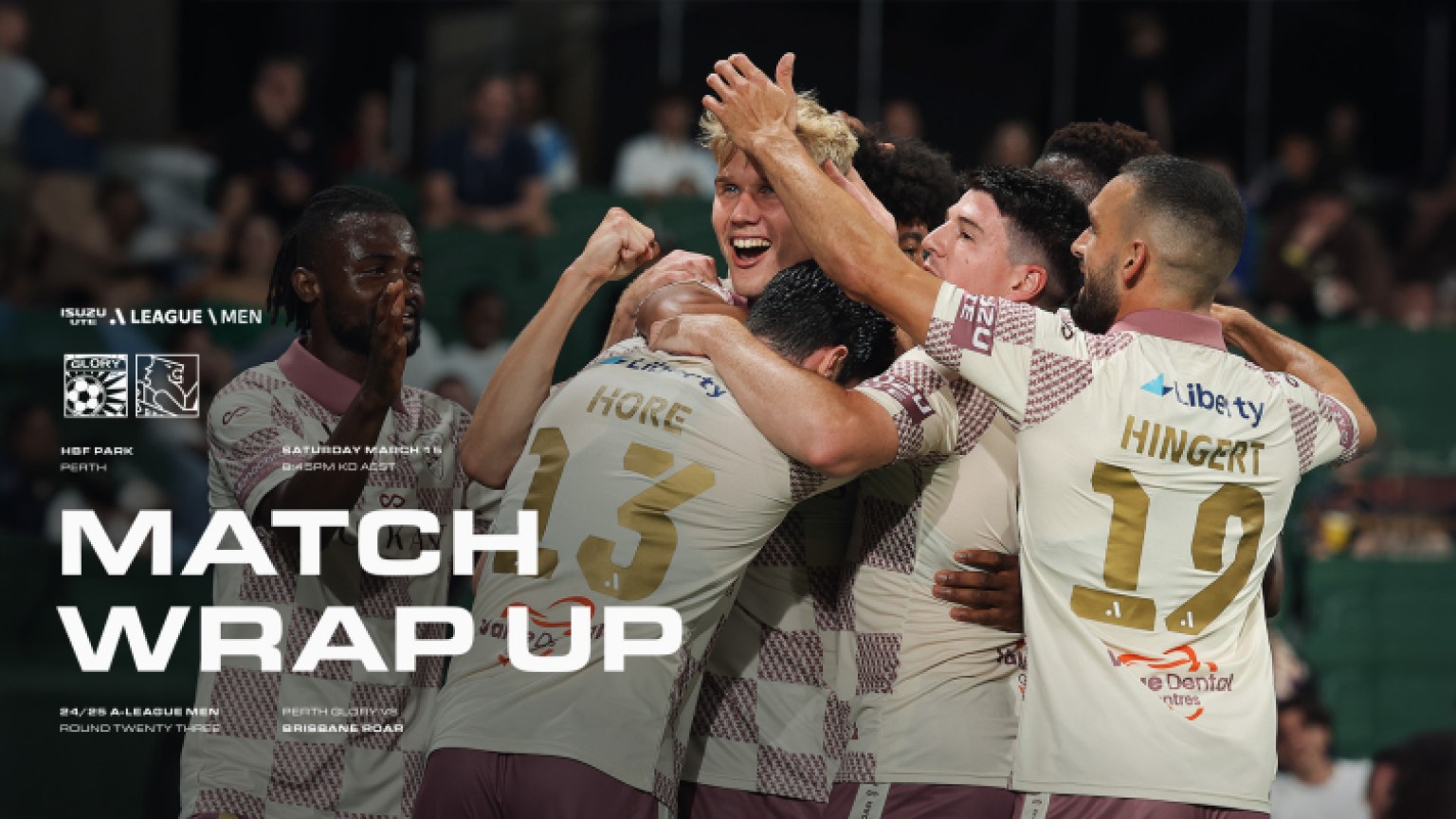 ALM R23 Match Wrap: Perth Glory 1-3 Brisbane Roar - Brisbane Roar
