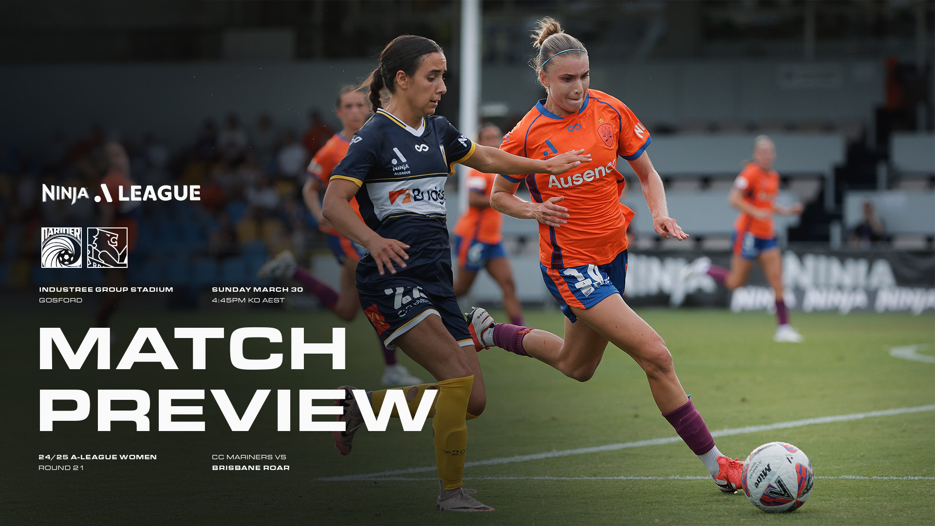 ALW R21 Match Preview: Central Coast Mariners vs Brisbane Roar ...