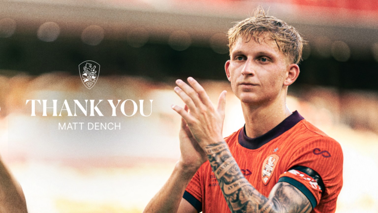 Matthew Dench Defender Matthew Dench departs Brisbane Roar - Brisbane Roar