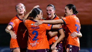 Roar come from behind in front of sold out crowd to take leg 1 advantage