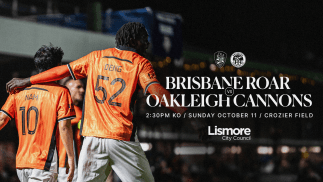 Brisbane Roar returns to Lismore for pre-season clash with Oakleigh Cannons 